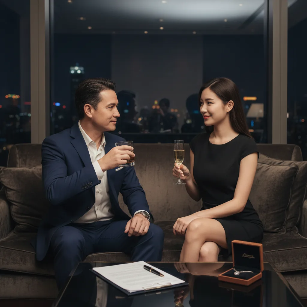 女會員篩選包養對象時的思考情境